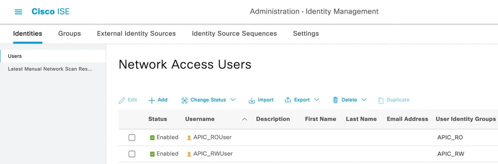 ISE Identity Management