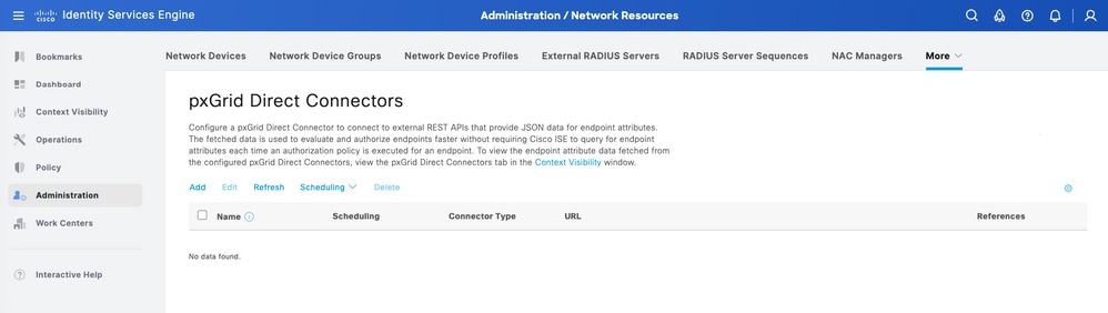 Add a New pxGrid Direct Connector