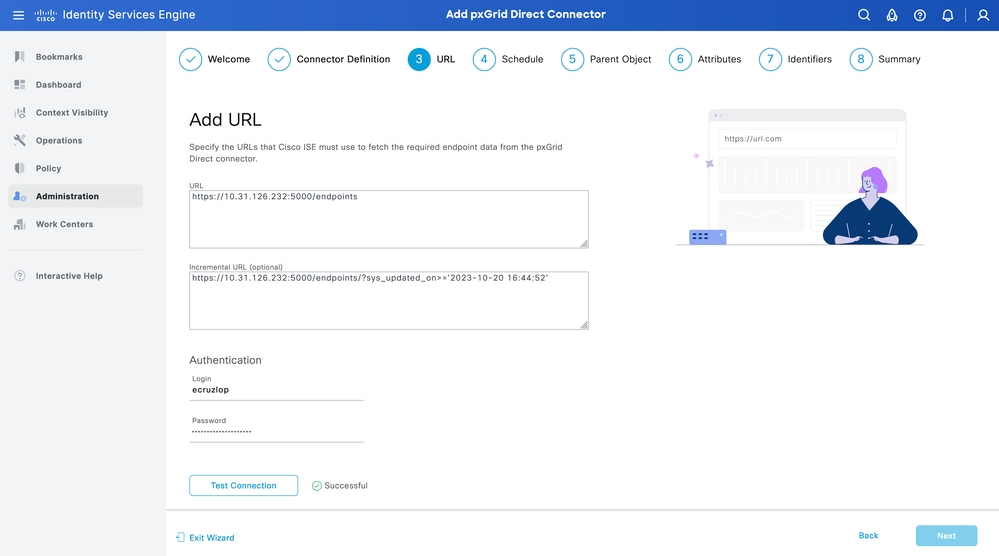 Add URL for px Grid Direct Connector