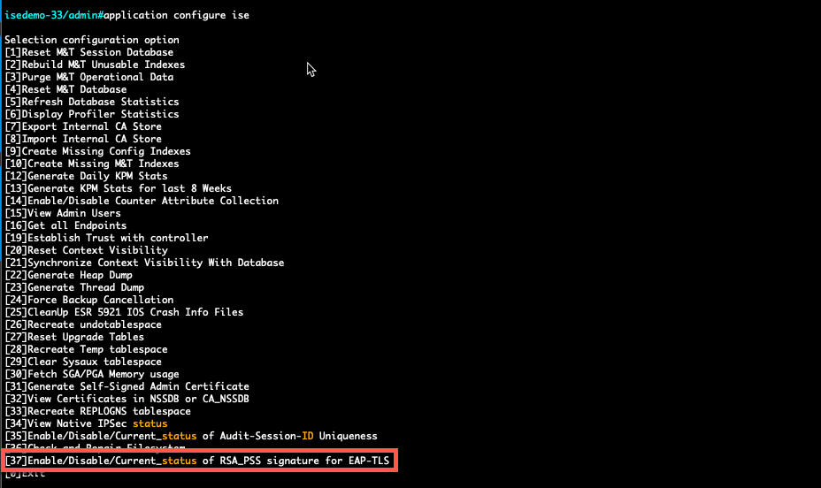 Option to Disable/Enable RSA_PSS for EAP-TLS