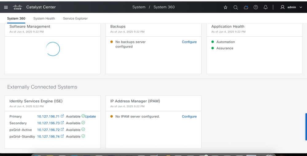 ISE Servers Show as Available
