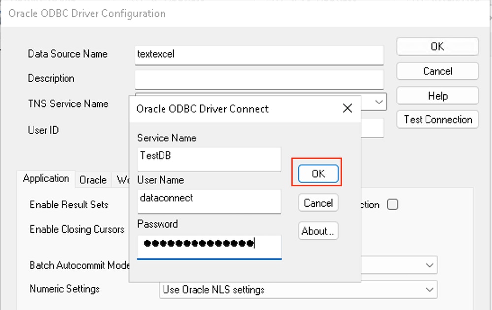 Test ODBC Connection