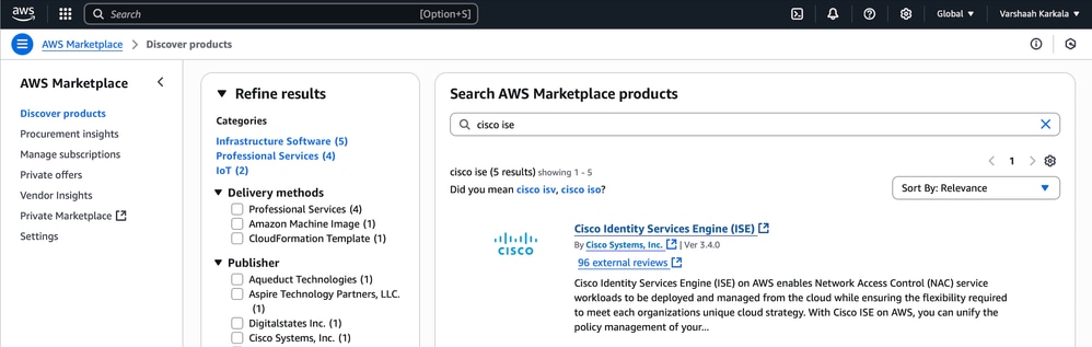 Configure ISE Using an Amazon Machine Image