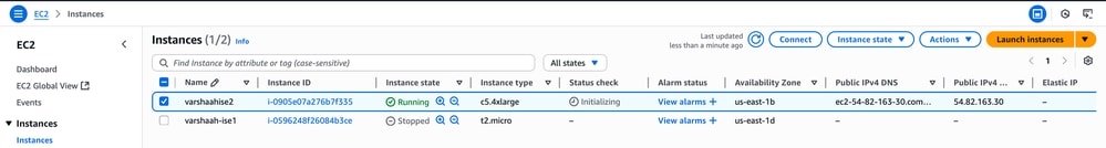 Running Instance