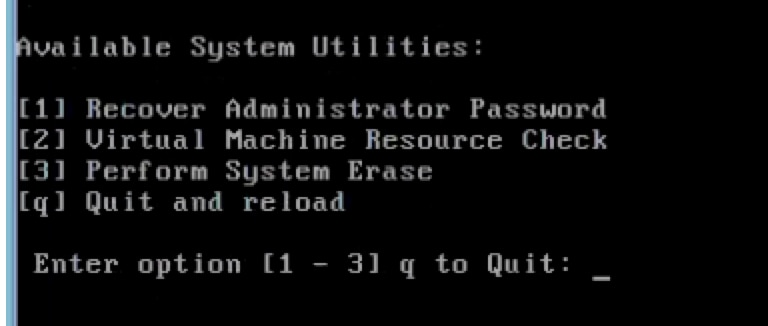 Available System Utilities
