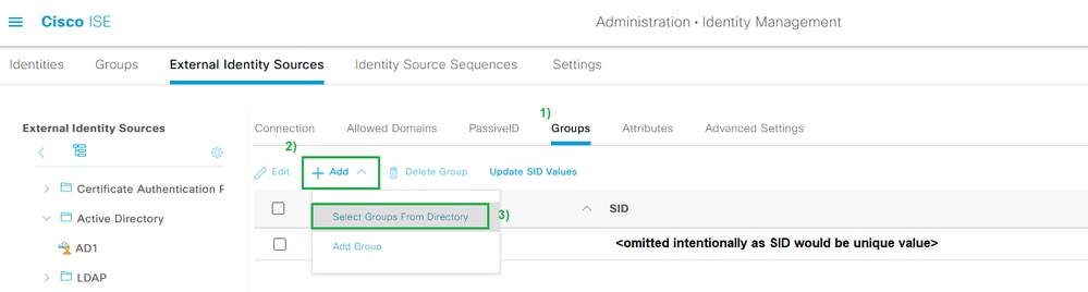 Configure EAP-TLS Authentication with ISE - Add Group From Directory