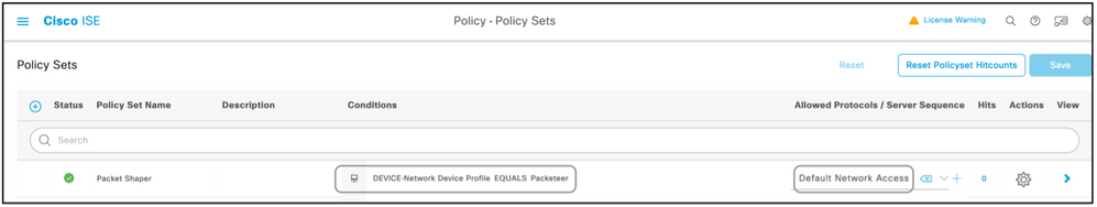 Cisco ISE Policy Sets