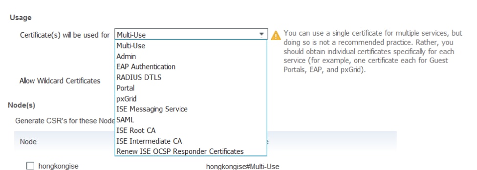 CSR-form-1 Utilisations