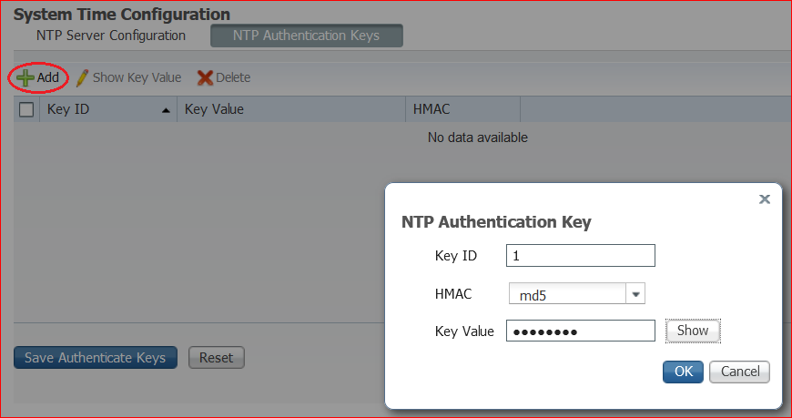 Authentication Key GUI