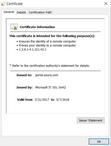 Integrate Intune MDM with ISE - Azure Certificate