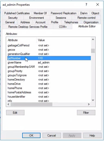 Microsoft AD Integration voor Cisco ISE - AD Admin Gebruiker - Attribute Editor