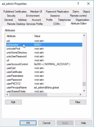 Microsoft AD Integration for Cisco ISE - AD Admin User - UID