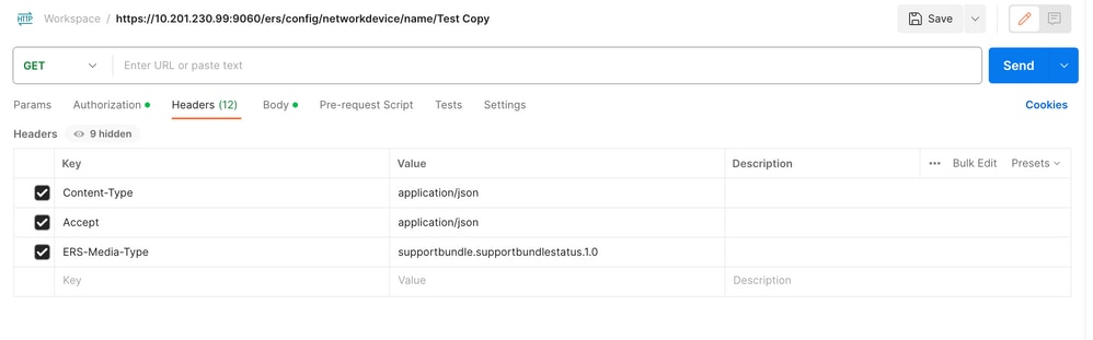 Postman Header Details