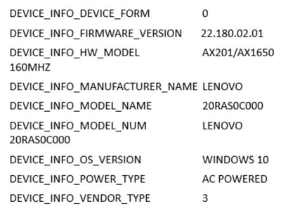 Windows 10终端属性示例