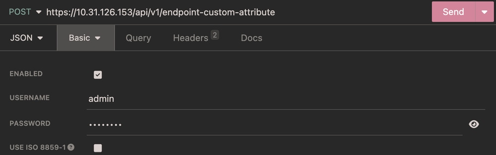 Authentication Endpoint Custom Attribute