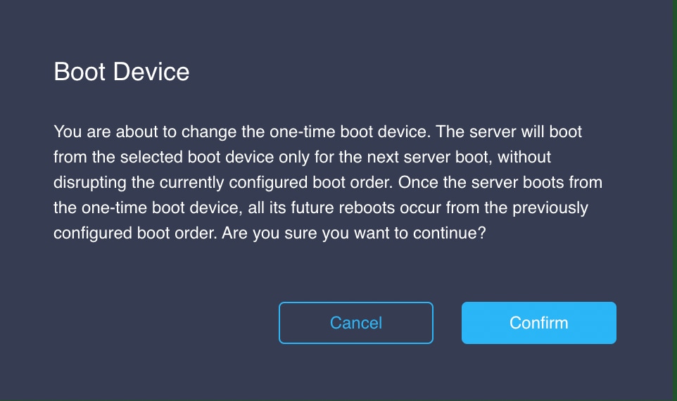 Boot Device Prompt