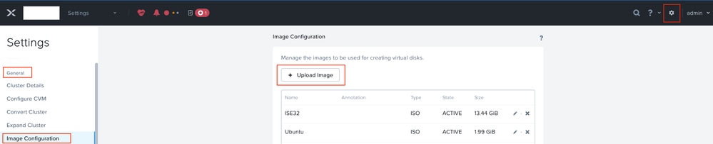 Upload Image Option