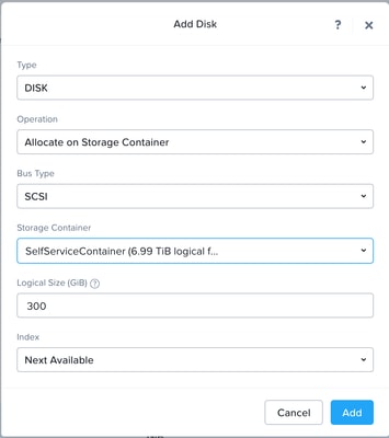 Adding Additional Disk in VM