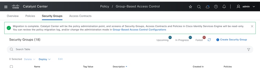 Security Groups Migration