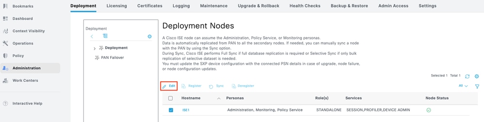 Enable Device Administration on ISE
