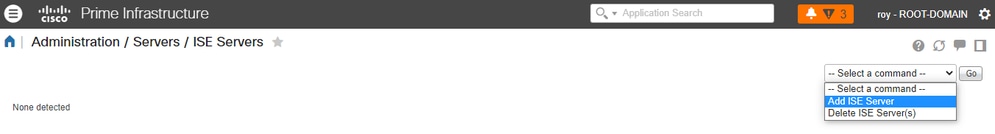 Add ISE Servers