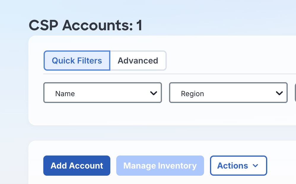 Select Add Account