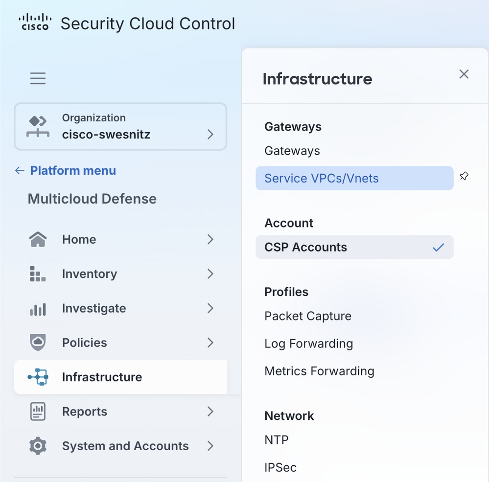 Create a Service VPC