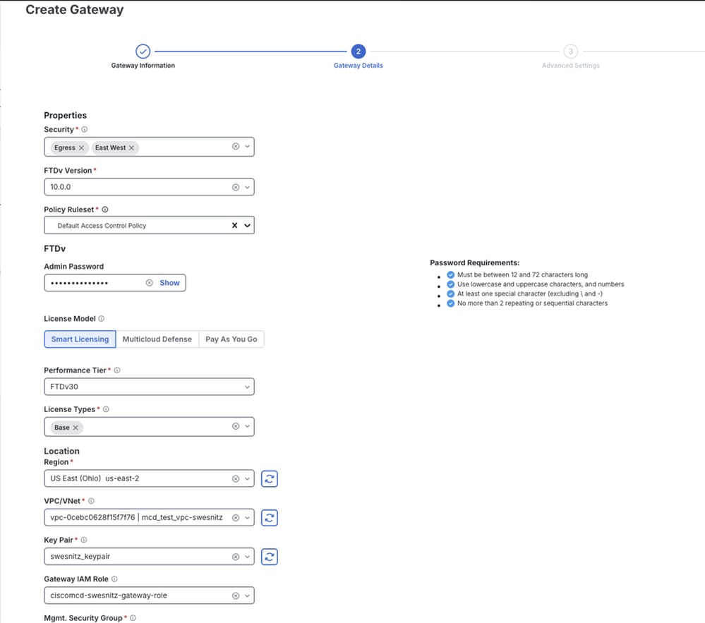 Configure Gateway Properties