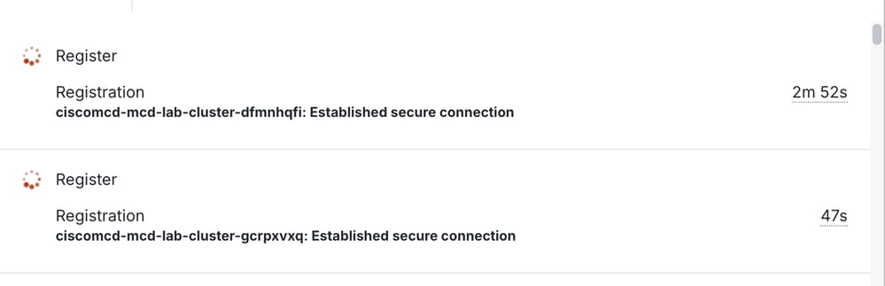 Registration Progress