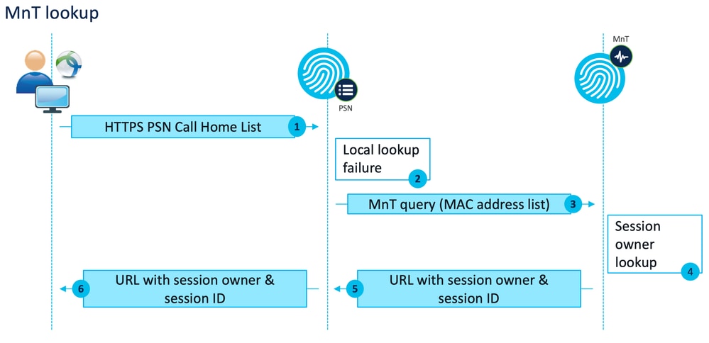 MnT lookup flow