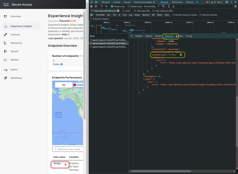 Troubleshoot Secure Access Missing Metrics in Experience