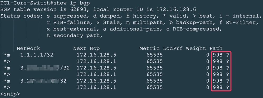 Active/Active BGP Neighbor