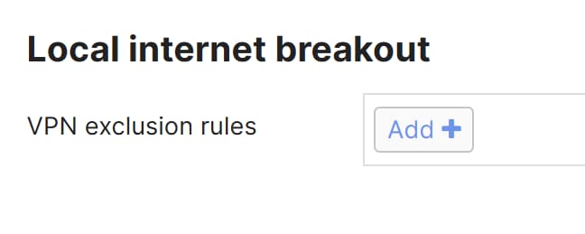 MERAKI MX - Local Internet Breakout