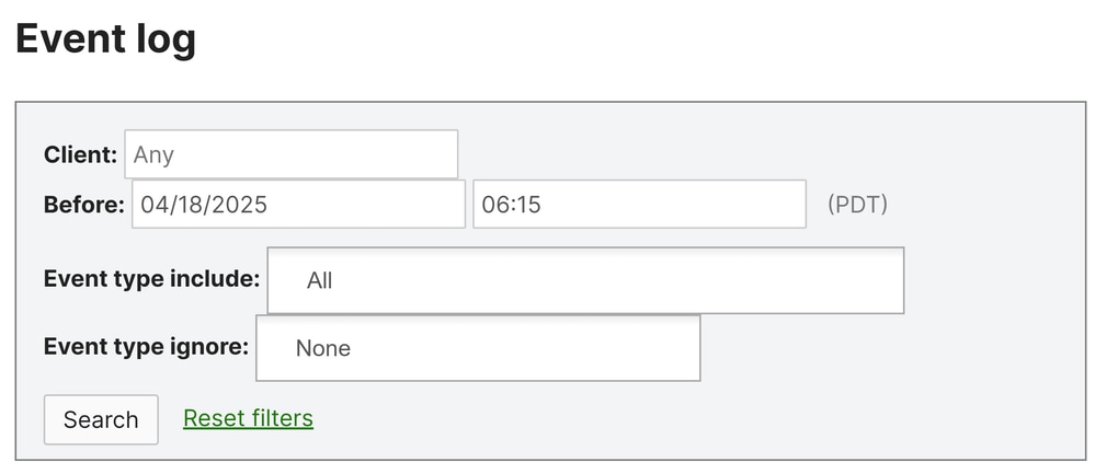 MERAKI MX - VPN Event Logs Health Checks