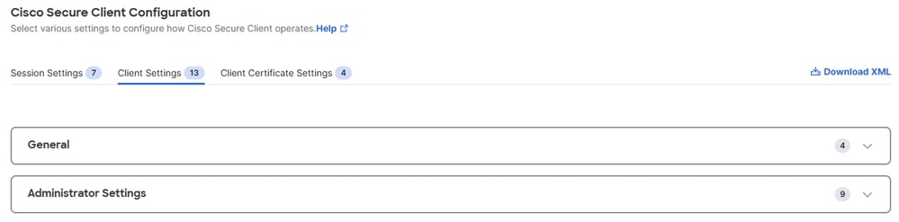 Advanced Settings