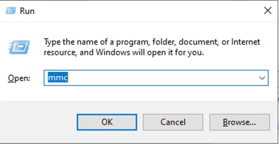 Run Certificate manager