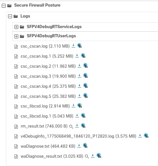 Secure Firewall Posture Folder
