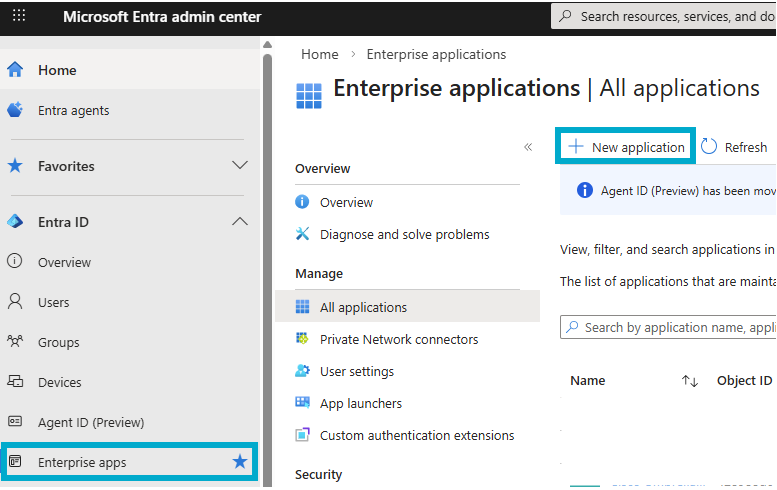 New Enterprise App