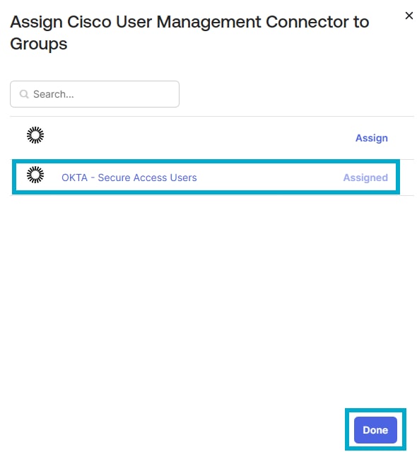 Assign Groups