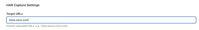 HAR Capture Settings