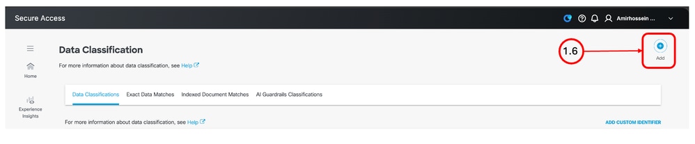 Image - Create a New Data Classification
