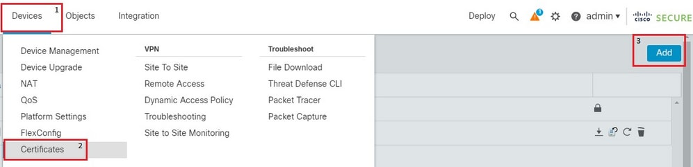 FMC Devices Navigation