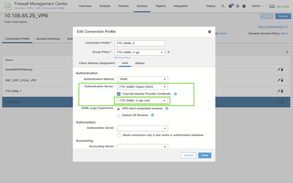 SAML Configuration