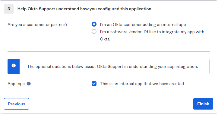 OKTA Finalizing App Integration
