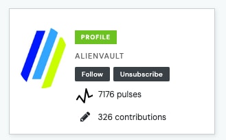 Alienvault User Profile