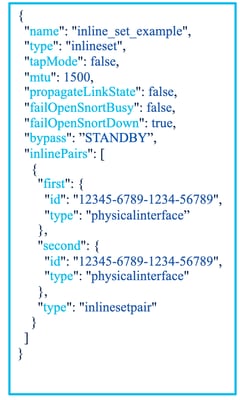 Inline Set REST API Example