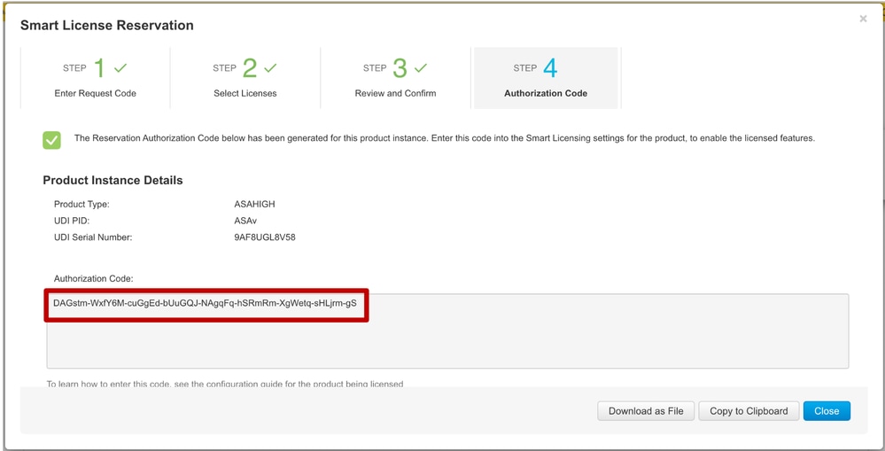 Install Authorization Code