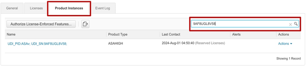 Log In to CSSM and Click Product Instances Tab