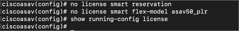 Verify License Commands are Removed