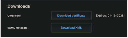Download Certificate and XML